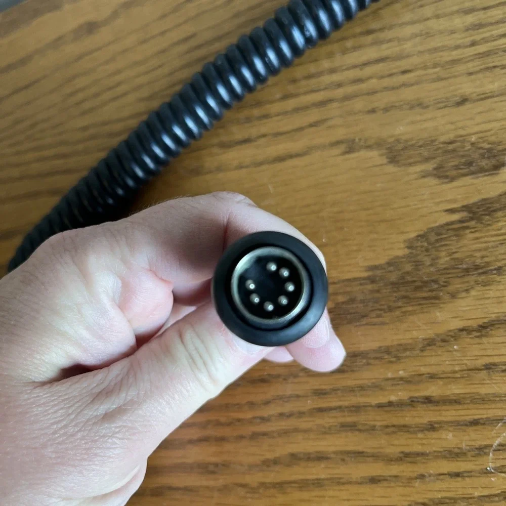 OEM Harley Davidson Boom Audio Half Motorcycle Helmet Headset Headcom 7-Pin Coil